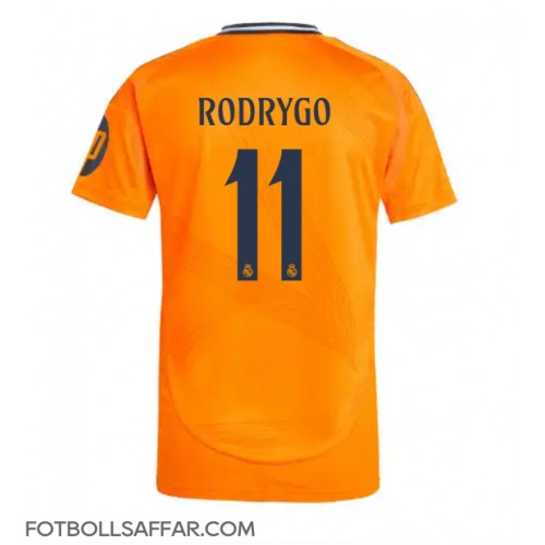 Real Madrid Rodrygo Goes #11 Bortatröja 2024-25 Kortärmad